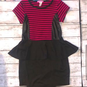 Dream girl dress size 6X girls pink and black